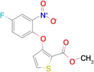 Methyl 3-(4-fluoro-2-nitrophenoxy)thiophene-2-carboxylate