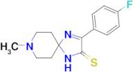 3-(4-Fluorophenyl)-8-methyl-1,4,8-triazaspiro[4.5]Dec-3-ene-2-thione