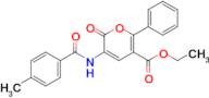 Ethyl 3-(4-methylbenzamido)-2-oxo-6-phenyl-2H-pyran-5-carboxylate