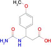 3-(4-Methoxyphenyl)-3-ureidopropanoic acid