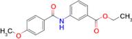 Ethyl 3-(4-methoxybenzamido)benzoate