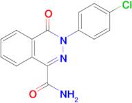 3-(4-Chlorophenyl)-4-oxo-3,4-dihydrophthalazine-1-carboxamide