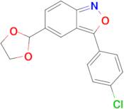 3-(4-Chlorophenyl)-5-(1,3-dioxolan-2-yl)benzo[c]isoxazole