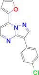 3-(4-Chlorophenyl)-7-(furan-2-yl)pyrazolo[1,5-a]pyrimidine