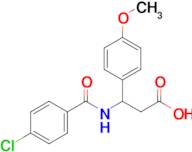 3-(4-Chlorobenzamido)-3-(4-methoxyphenyl)propanoic acid