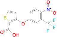 3-(4-Nitro-3-(trifluoromethyl)phenoxy)thiophene-2-carboxylic acid