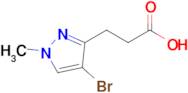 3-(4-Bromo-1-methyl-1H-pyrazol-3-yl)propanoic acid