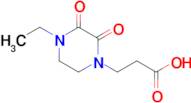 3-(4-Ethyl-2,3-dioxopiperazin-1-yl)propanoic acid