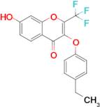 3-(4-Ethylphenoxy)-7-hydroxy-2-(trifluoromethyl)-4H-chromen-4-one