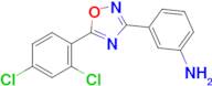 3-(5-(2,4-Dichlorophenyl)-1,2,4-oxadiazol-3-yl)aniline