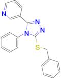 3-(5-(Benzylthio)-4-phenyl-4H-1,2,4-triazol-3-yl)pyridine