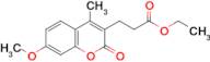 Ethyl 3-(7-methoxy-4-methyl-2-oxo-2H-chromen-3-yl)propanoate