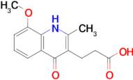 3-(8-Methoxy-2-methyl-4-oxo-1,4-dihydroquinolin-3-yl)propanoic acid