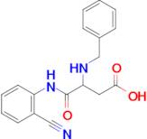 3-(Benzylamino)-4-((2-cyanophenyl)amino)-4-oxobutanoic acid