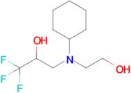 3-(Cyclohexyl(2-hydroxyethyl)amino)-1,1,1-trifluoropropan-2-ol