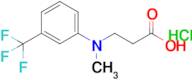 3-(Methyl(3-(trifluoromethyl)phenyl)amino)propanoic acid hydrochloride