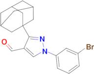 3-(Adamantan-1-yl)-1-(3-bromophenyl)-1H-pyrazole-4-carbaldehyde