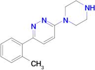 3-(Piperazin-1-yl)-6-(o-tolyl)pyridazine