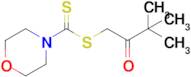 3,3-Dimethyl-2-oxobutyl morpholine-4-carbodithioate