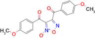 3,4-Bis(4-methoxybenzoyl)-1,2,5-oxadiazole 2-oxide