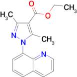 Ethyl 3,5-dimethyl-1-(quinolin-8-yl)-1H-pyrazole-4-carboxylate