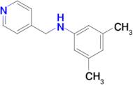 3,5-Dimethyl-N-(pyridin-4-ylmethyl)aniline