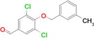 3,5-Dichloro-4-((3-methylbenzyl)oxy)benzaldehyde