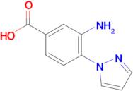 3-Amino-4-(1H-pyrazol-1-yl)benzoic acid