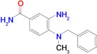 3-Amino-4-(benzyl(methyl)amino)benzamide