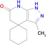 3'-methyl-1',5',6',7'-tetrahydrospiro[cyclohexane-1,4'-pyrazolo[3,4-b]pyridin]-6'-one