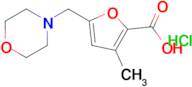 3-Methyl-5-(morpholinomethyl)furan-2-carboxylic acid hydrochloride