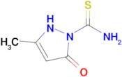 3-Methyl-5-oxo-2,5-dihydro-1H-pyrazole-1-carbothioamide