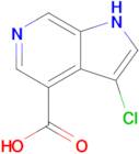 3-Chloro-1H-pyrrolo[2,3-c]pyridine-4-carboxylic acid
