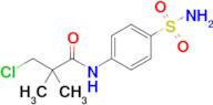 3-Chloro-2,2-dimethyl-N-(4-sulfamoylphenyl)propanamide