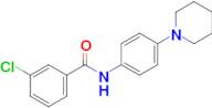 3-Chloro-N-(4-(piperidin-1-yl)phenyl)benzamide