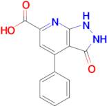3-oxo-4-phenyl-1H,2H,3H-pyrazolo[3,4-b]pyridine-6-carboxylic acid