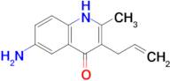 3-Allyl-6-amino-2-methylquinolin-4(1H)-one