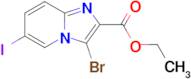 Ethyl 3-bromo-6-iodoimidazo[1,2-a]pyridine-2-carboxylate