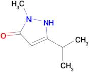 2-methyl-5-(propan-2-yl)-2,3-dihydro-1H-pyrazol-3-one