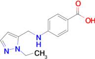 4-(((1-Ethyl-1H-pyrazol-5-yl)methyl)amino)benzoic acid