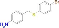 4-(((4-Bromophenyl)thio)methyl)aniline