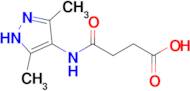 4-((3,5-Dimethyl-1H-pyrazol-4-yl)amino)-4-oxobutanoic acid