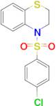 4-((4-Chlorophenyl)sulfonyl)-3,4-dihydro-2H-benzo[b][1,4]thiazine