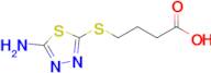 4-((5-Amino-1,3,4-thiadiazol-2-yl)thio)butanoic acid