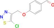 4-((5-Chloro-1,2,3-thiadiazol-4-yl)methoxy)benzaldehyde