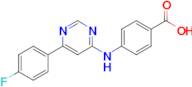 4-((6-(4-Fluorophenyl)pyrimidin-4-yl)amino)benzoic acid