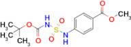 Methyl 4-((N-(tert-butoxycarbonyl)sulfamoyl)amino)benzoate