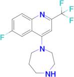 4-(1,4-Diazepan-1-yl)-6-fluoro-2-(trifluoromethyl)quinoline