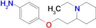 4-(2-(1-Ethylpiperidin-2-yl)ethoxy)aniline