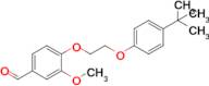 4-(2-(4-(Tert-butyl)phenoxy)ethoxy)-3-methoxybenzaldehyde